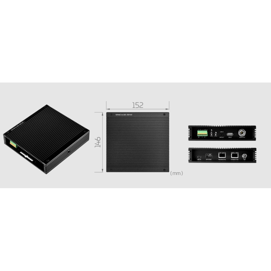 YUAN SDVoE to 12G-SDI V2