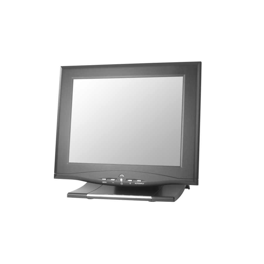 L1203S 12,1" Desktop-LCD-Monitor mit resistivem Touchscreen (Vorderseite)