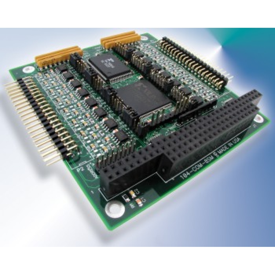 104-COM-8SM PC/104 Eight-, Four-, and -Two Port Serial Communication Boards