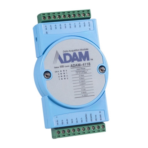 Robust 8-ch Thermocouple Input Module with Modbus