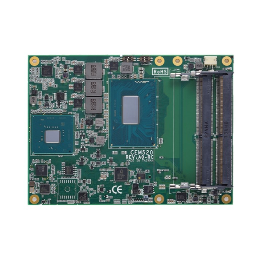 Axiomtek CEM520 Intel Xeon & 8th Gen Intel Core COM Express Type 6 Basic Module