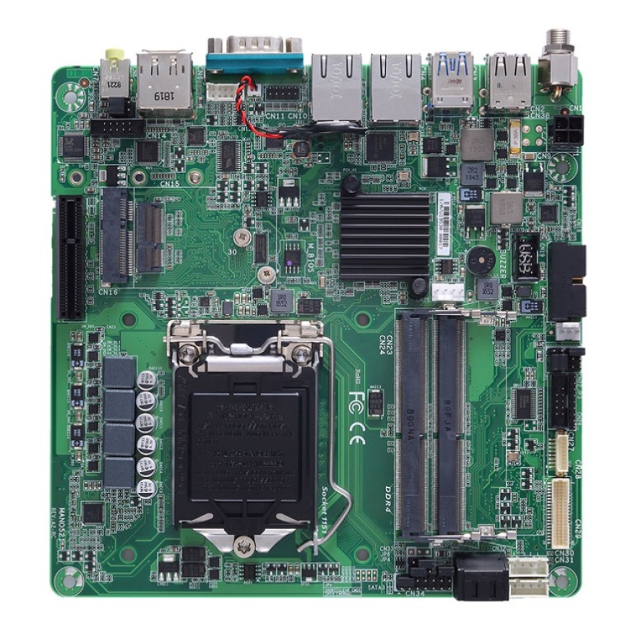 Axiomtek MANO521 Carte mère Mini-ITX Intel Core 8/9ème Génération avec Intel H310 ou Q370