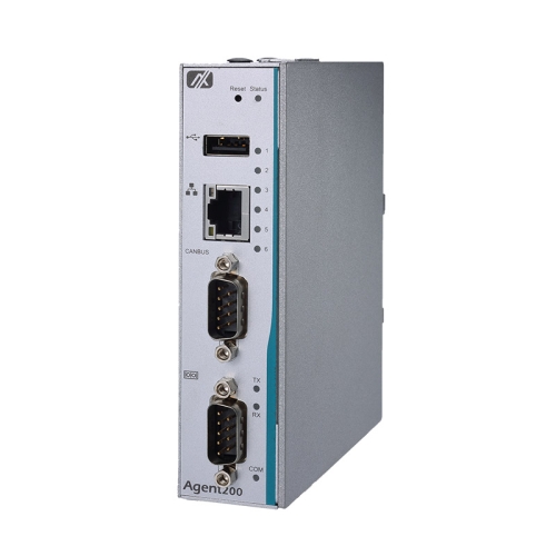 Axiomtek Agent200-FL-DC Robust RISC-based DIN-rail Fanless Embedded PC