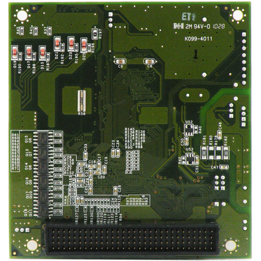 AR-B104D PCI-104 Multi IO Module - Underside