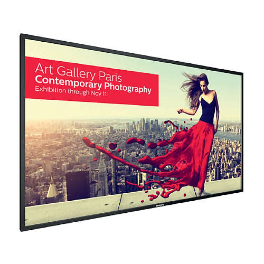 84" 4K LCD Signage Display mit OPS Slot und Quad View