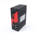 STE-604C-P Industrieller 4-Port RS232/422/485 zu 2-Port 10/100TX Device Server mit einem PoE Port