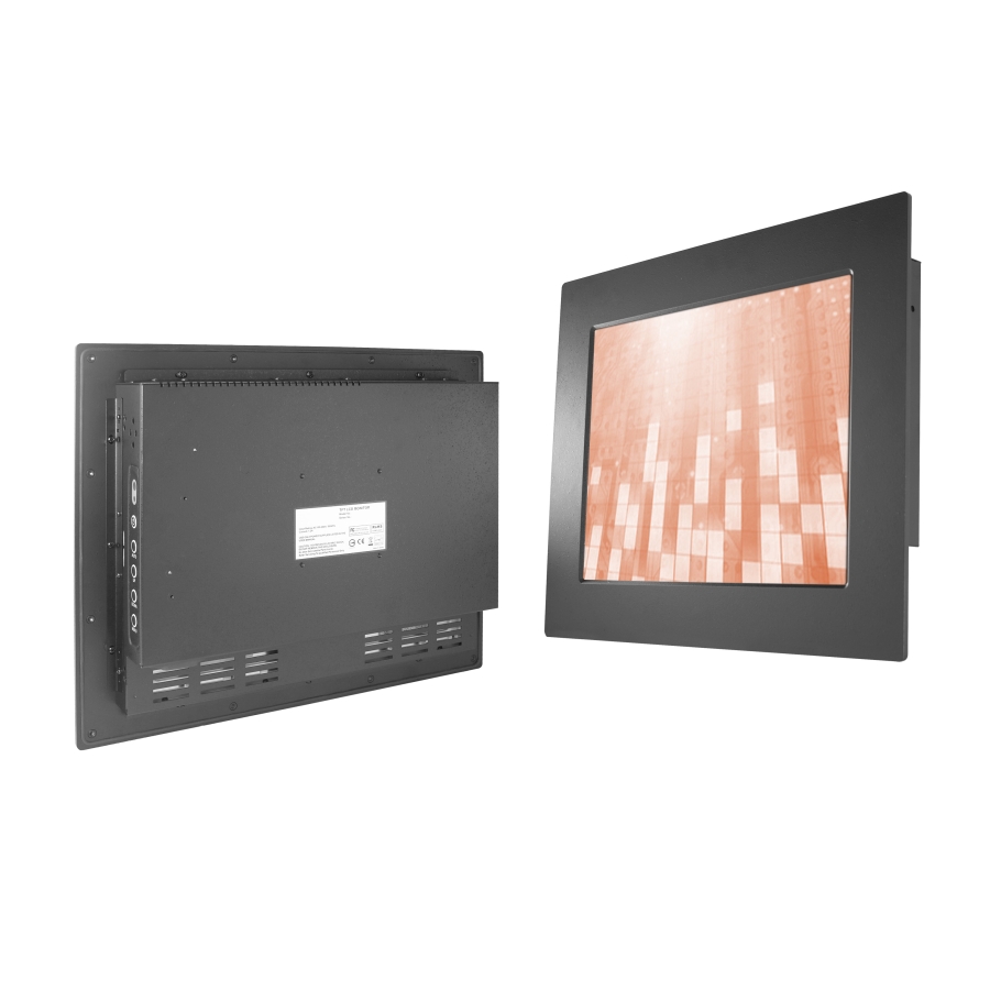 IP65 Panel Mount 15" High Brightness LCD Screen with LED Backlight 