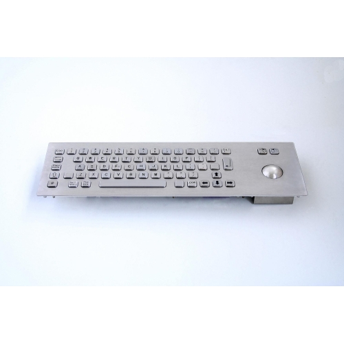 KCTF66 Stainless Steel Keyboard & Trackball Front Mounting