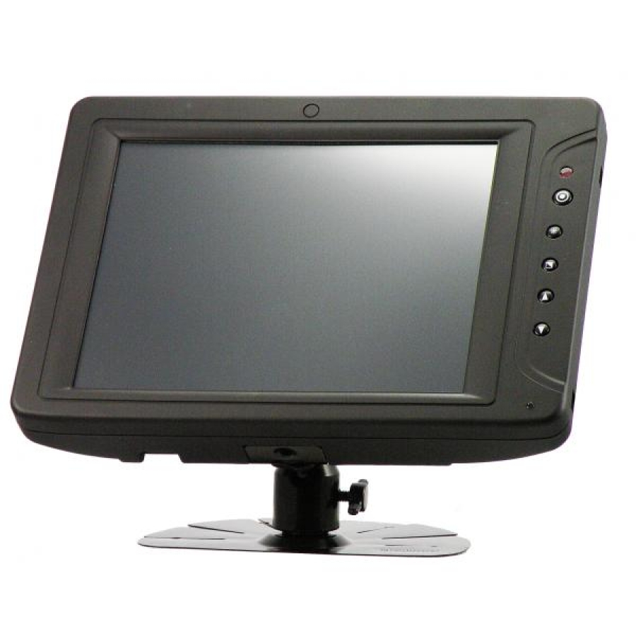 AR-DP080V 8" Vehicle Mount Monitor with VGA & Video Inputs & USB Touchscreen (On Mount)