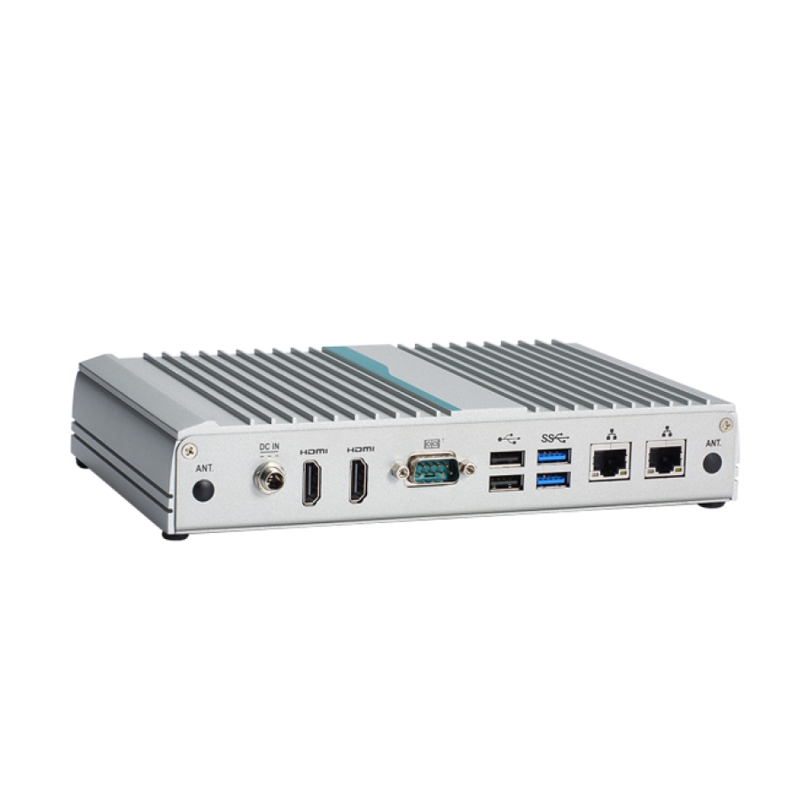 Fanless Embedded Box PC with Intel Celeron N3350 and 6 USB