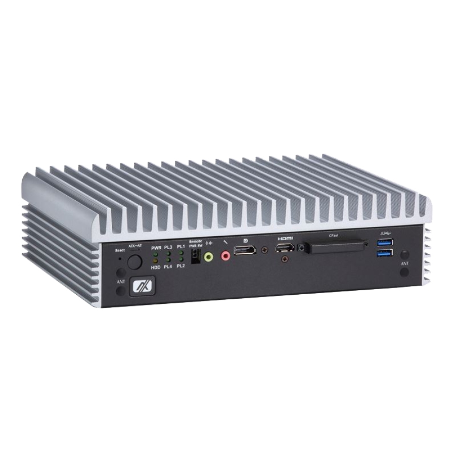 Fanless Embedded Computer with Intel 6th/7th Gen i7/i5/i3 Core CPU