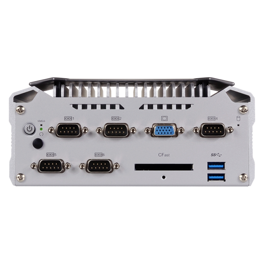 Fanless Compact Embedded Computer w/ Intel Core i7/i5/i3 CPU