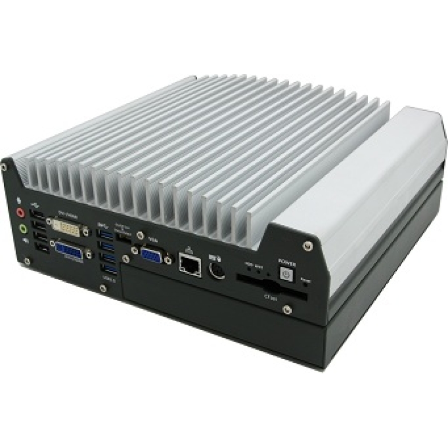 Nuvo-3000 3rd-Gen Core i7/i5/i3 Fanless Controller with 5x GbE, 4x USB 3.0 and Expansion Cassette