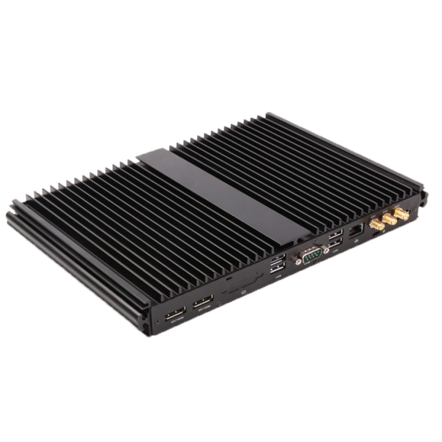 Fanless Embedded Industrial Computer w/6th Gen Intel Skylake & Intel HD GPU