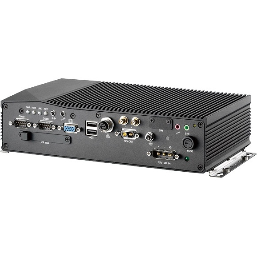 Nexcom nROK 500 Lüfterloser Low Power Intel Atom 1.8GHz Bahn PC mit EN50155 Zertifizierung