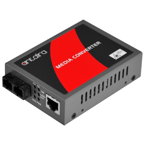 convertisseur de média Ethernet 10/100TX vers 100FX avec connecteur SC