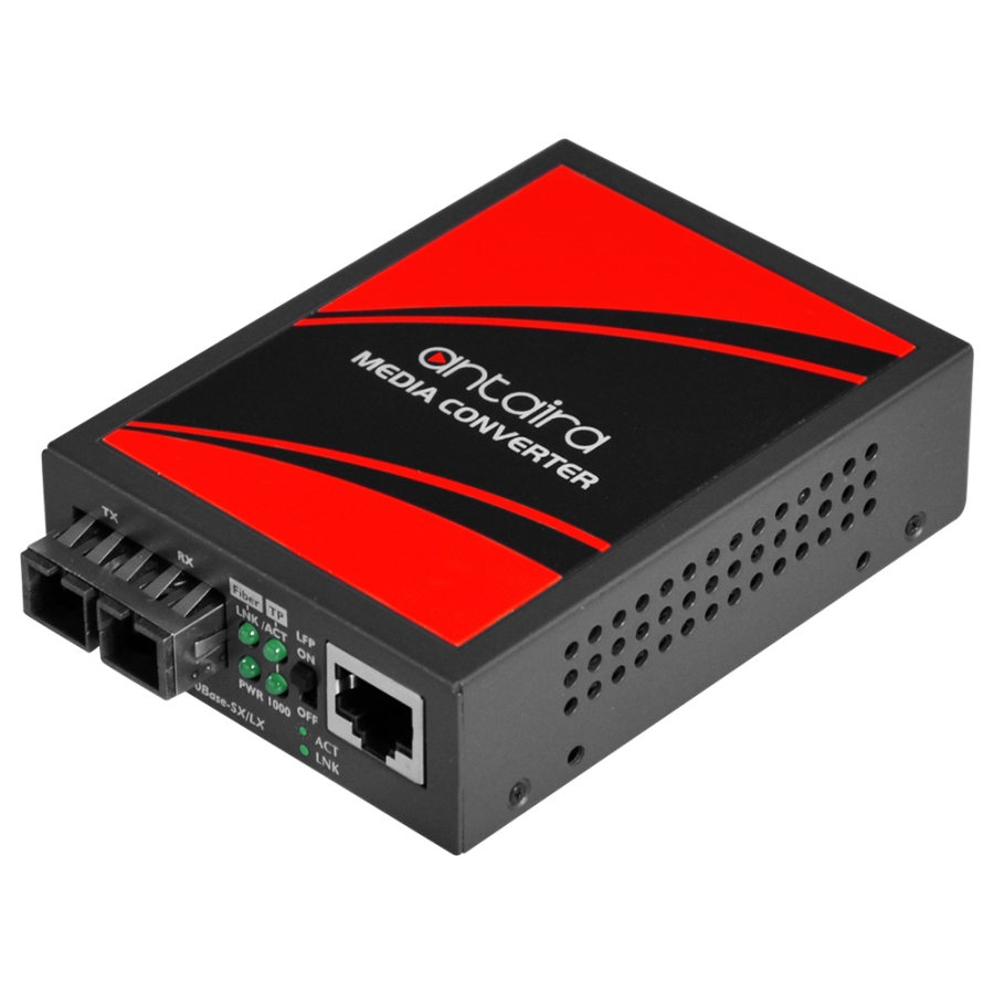 10/100/1000TX Ethernet To 1000SX Media Converter with SC Connector