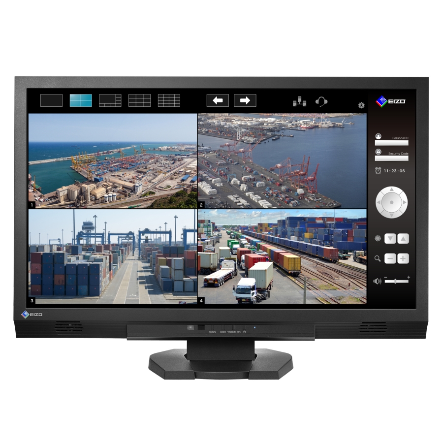 23" Real-Time Visibility Enhancing Security and Surveillanc Monitor