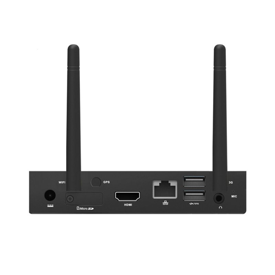 Lüfterloser kompakter Digital Signage Player mit ARM Cortex-A9 Quad Core SoC