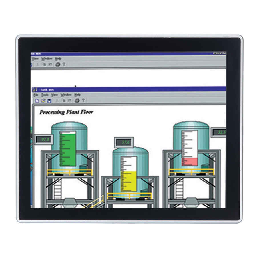 17" lüfterloser Industrie-Panel-Computer mit Intel Pentium N4200