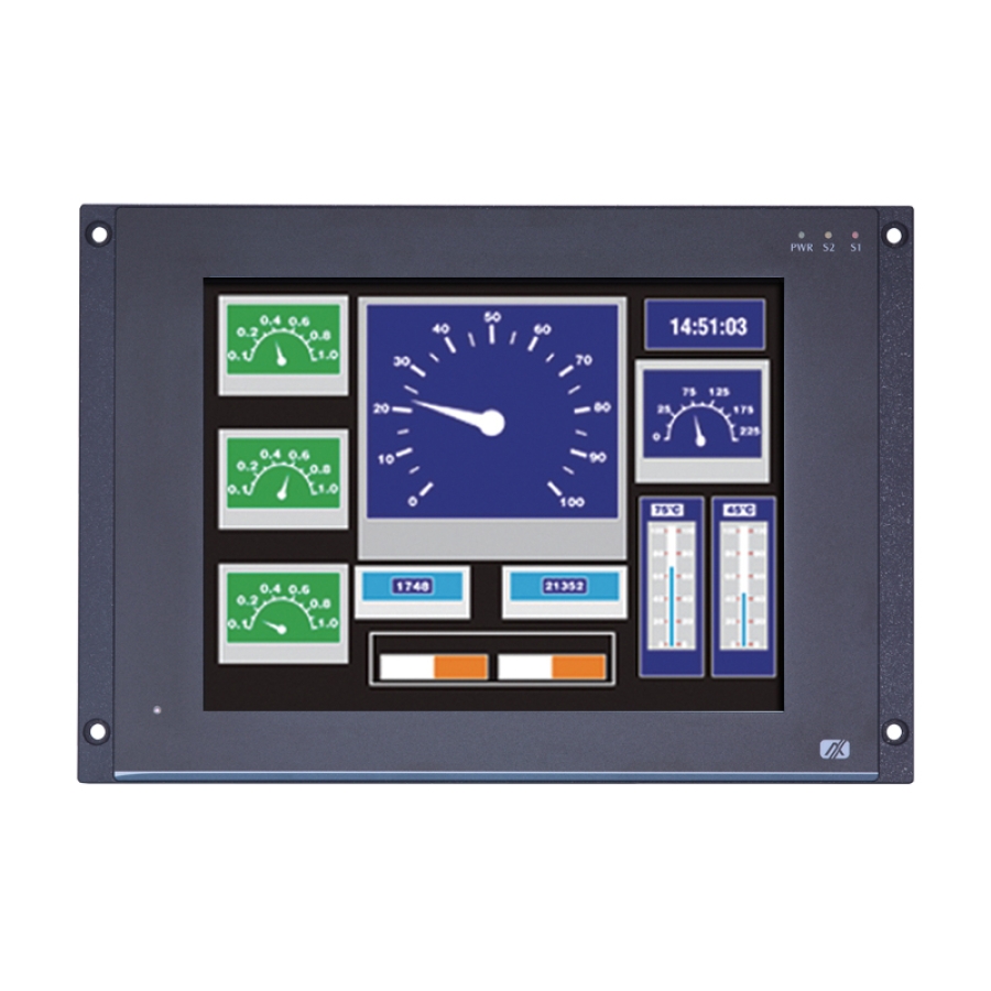 Schienenzertifizierter Touch Panel PC EN50155