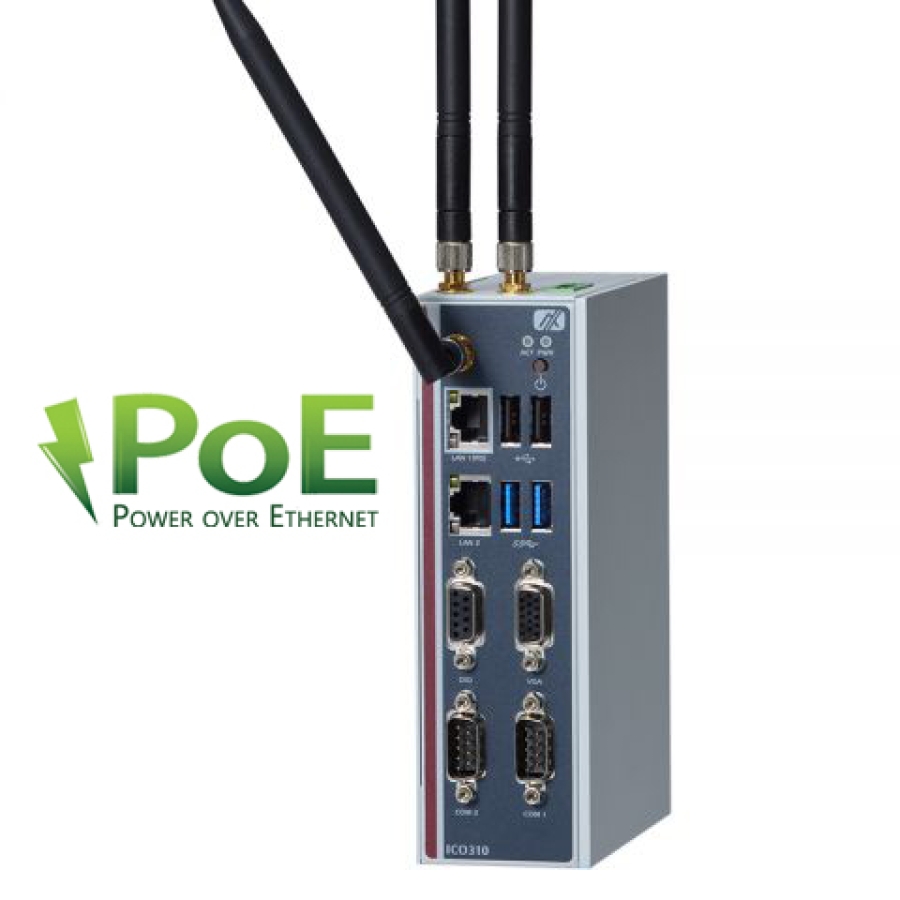 PoE-betriebenes IoT-Gateway mit Intel Celeron Braswell CPU