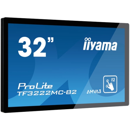 iiyama TF3222MC-B2 32" 12pt Open Frame Touch Monitor Built Into A Slim Bezel (Moniteur tactile à cadre ouvert intégré dans un châssis fin)