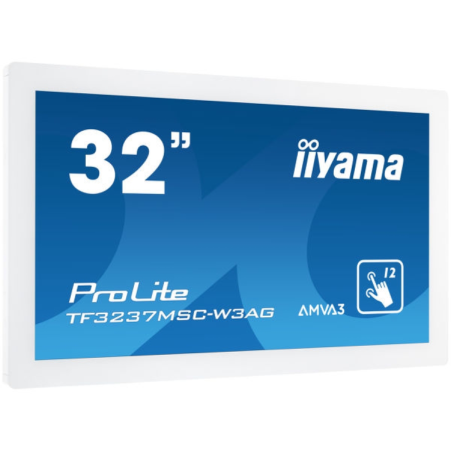 iiyama TF3237MSC-W3AG 32" White Monitor Built Into Edge-To-Edge Glass Bezel