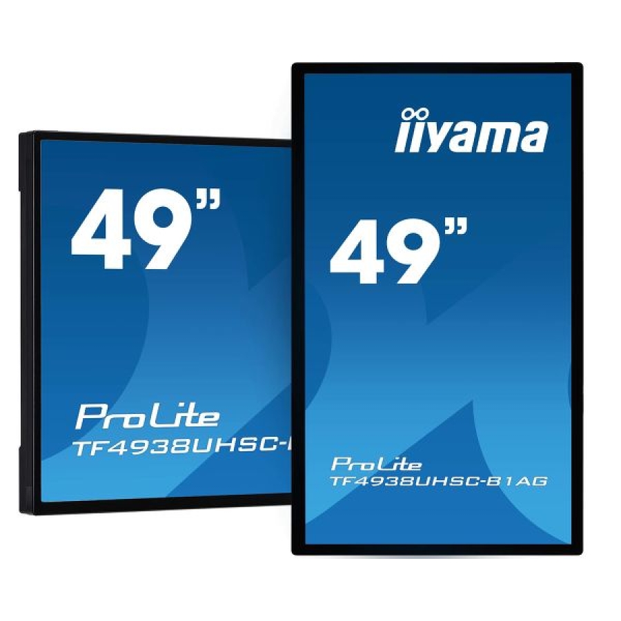 iiyama TF4938UHSC-B1AG 49" 12pt Open Frame PCAP Touch With Edge-To-Edge Glass