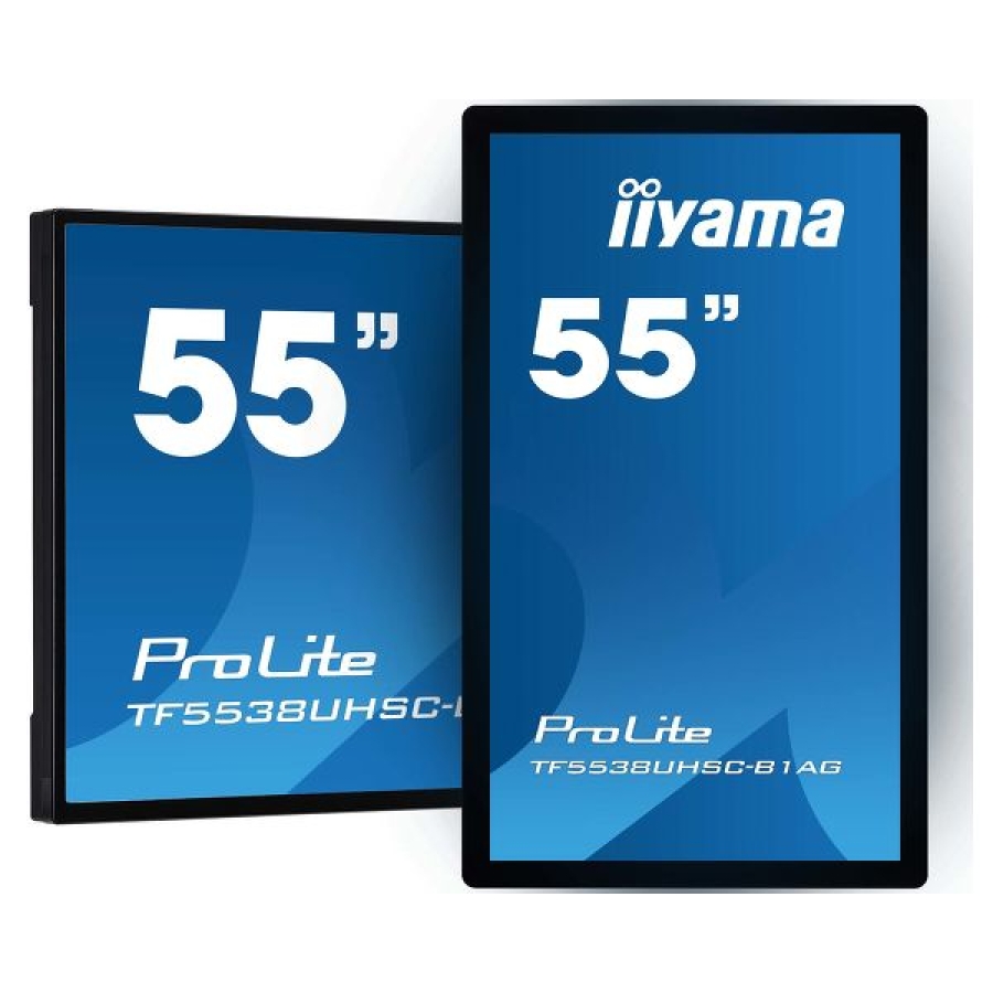 iiyama TF5538UHSC-B1AG 55" 12pt Open Frame PCAP Touch with Edge-To-Edge Glass