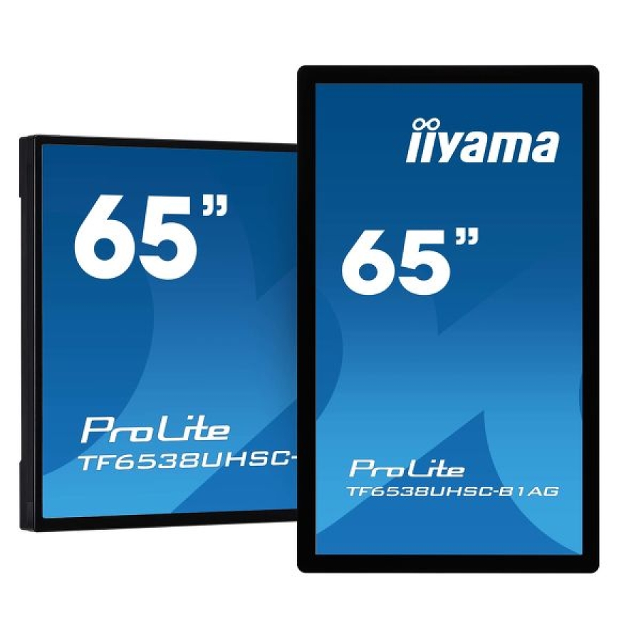 iiyama TF6538UHSC-B1AG 65" 50pt Open Frame PCAP Touch With Edge-To-Edge Glass