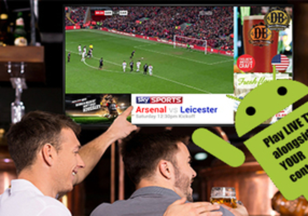 Android Cloud Netzwerk Full HD Live TV Media Player mit CMS