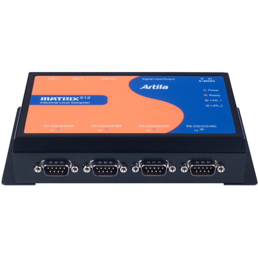 Industrielles IoT-Gateway mit ARM-Prozessor 2 LAN 4 COM und 21 GPIO