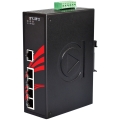 5 Port 10/100/TX Ethernet Switch mit 4 x PoE+ Unmanaged Ext Temp