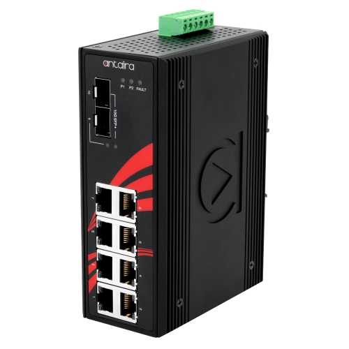 commutateur Ethernet 10 ports non géré avec 8 x 10/100/1000TX et 2 x 10G SFP