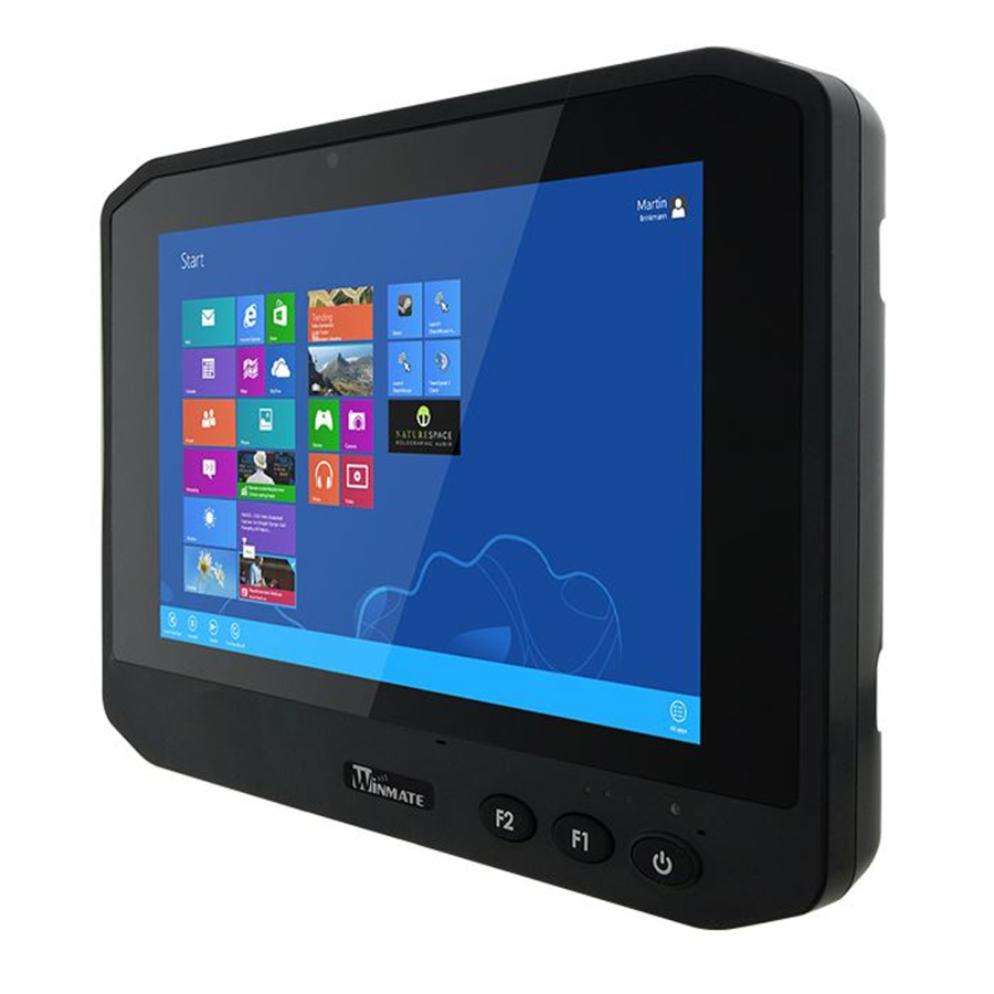 tablette mobile durcie 8" avec CPU Intel Celeron N3160 1,6 GHz