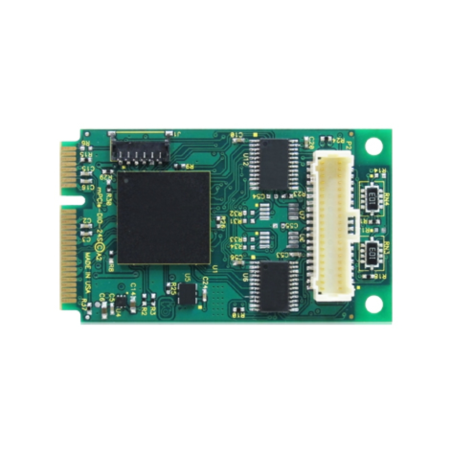 24-Channel Digital I/O PCI Express Mini Card