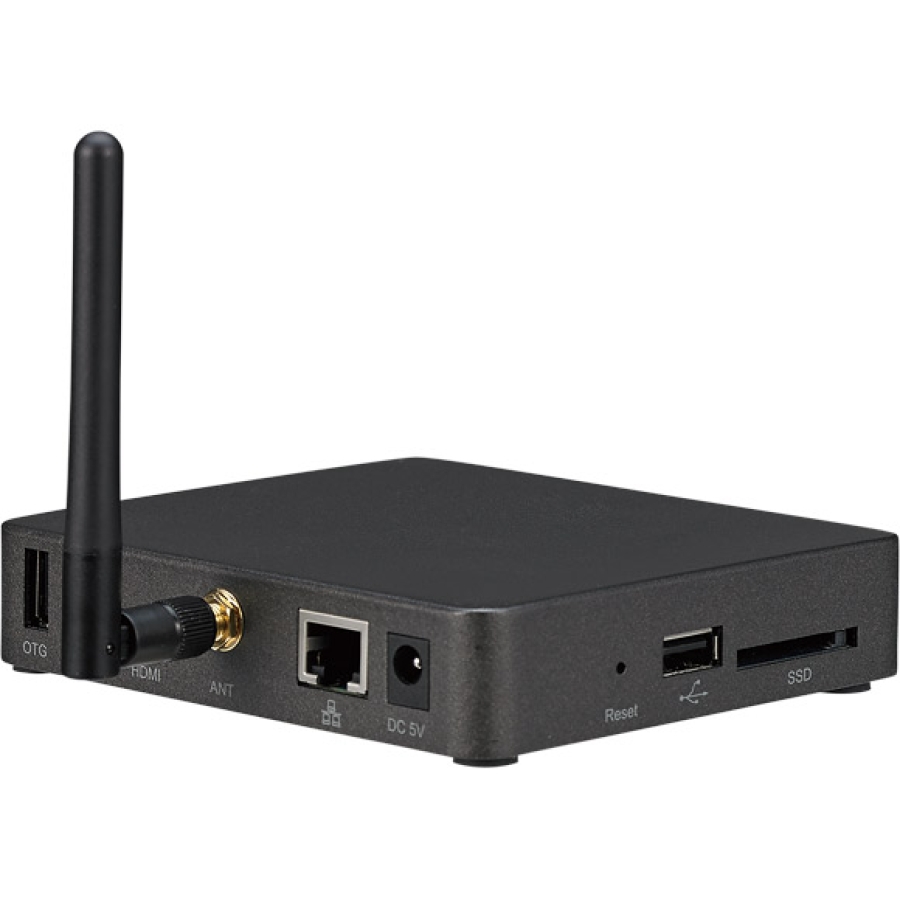 Lüfterloser kompakter Digital Signage Player mit ARM Cortex-A17 Quad Core SoC