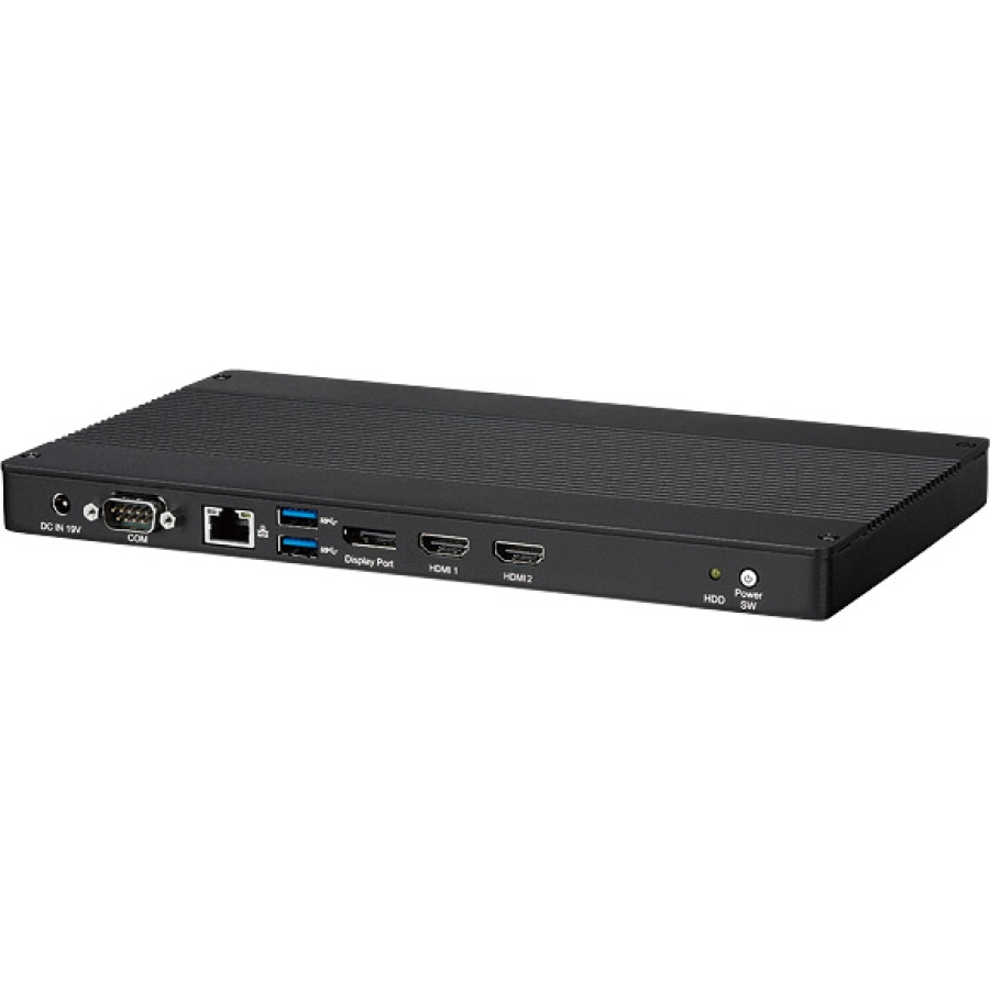 Fanless Digital Signage Player with Intel Quad Core Atom TM x7-E3950 2.0GHz CPU