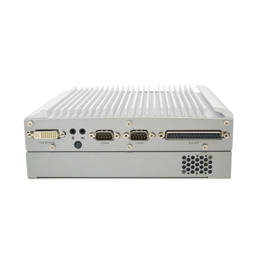 Intel Quad-Core Compact Fanless Embedded System with 1 x PCI/PCIe Slot