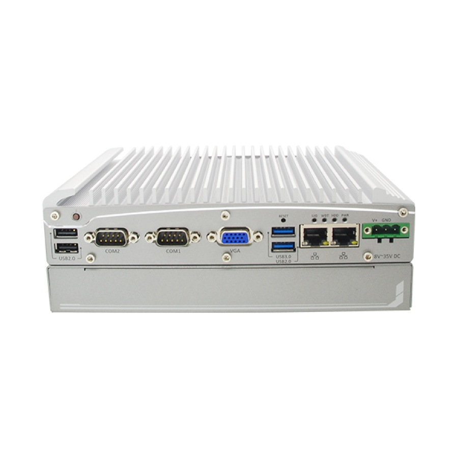 Intel Quad-Core Compact Fanless Embedded System with 1 x PCI/PCIe Slot