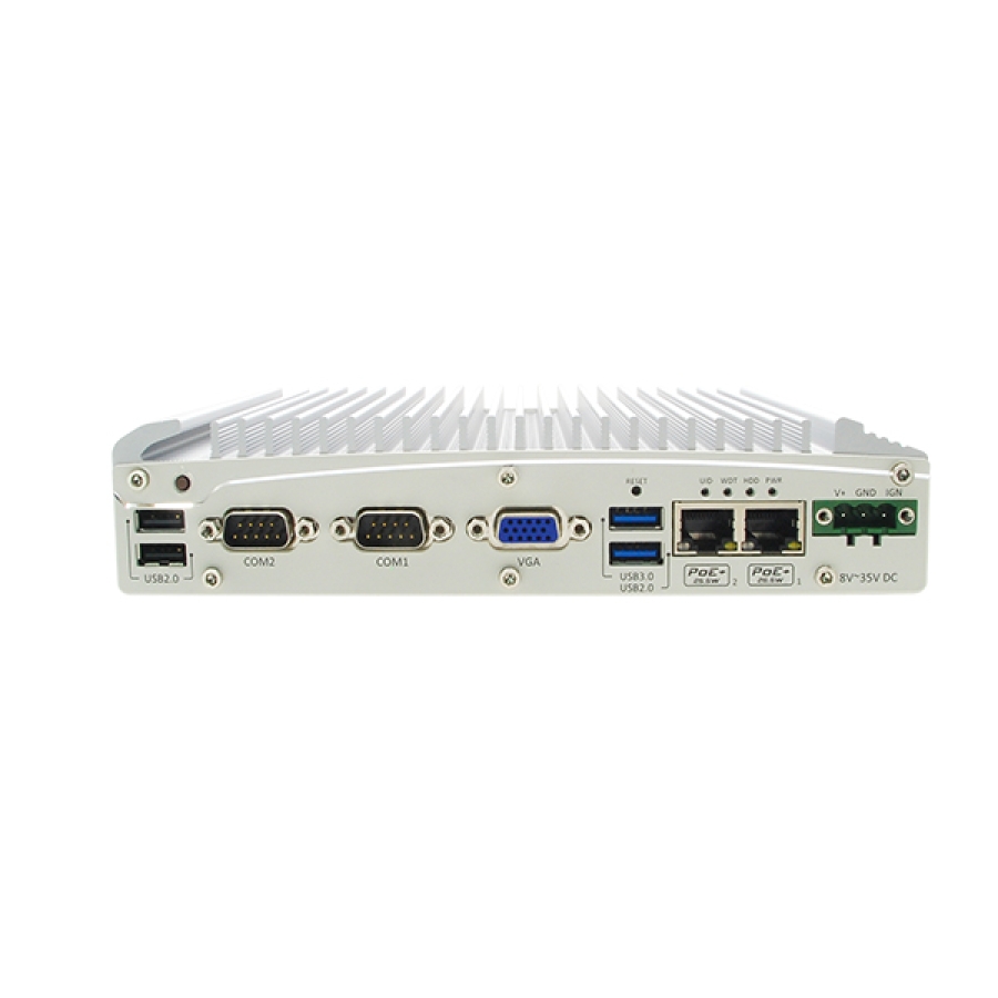 Fanless In-Vehicle Computer w/ Intel E3845 Quad-Core CPU & CAN Bus