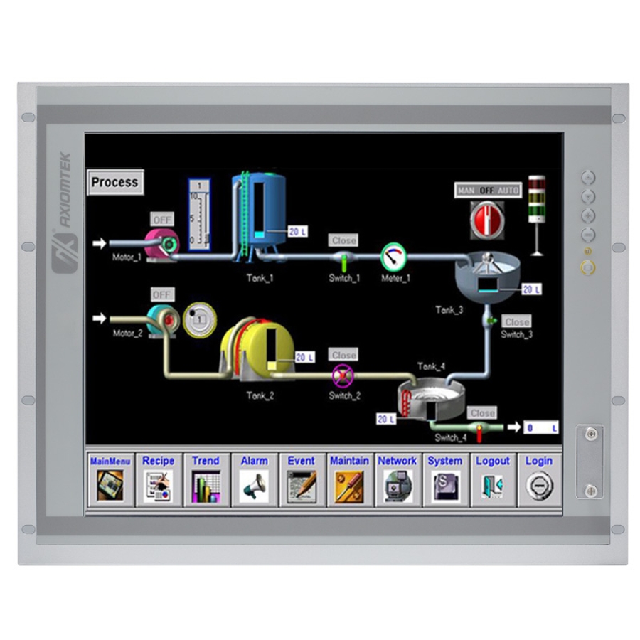 19" Expandable Industrial Panel Computer Intel 7th/6th Gen