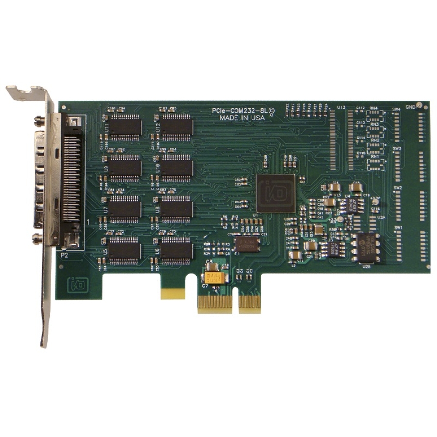 4 Port Low Profile PCI Express Serielle Kommunikationskarte