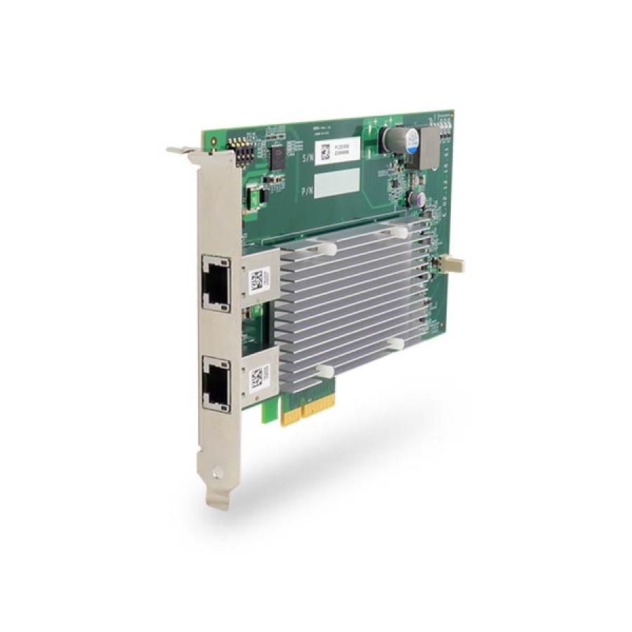 Neousys PCIe-PoE550X 2-Port 10GbE Netzwerkadapter mit IEEE 802.3at PoE+ Karte