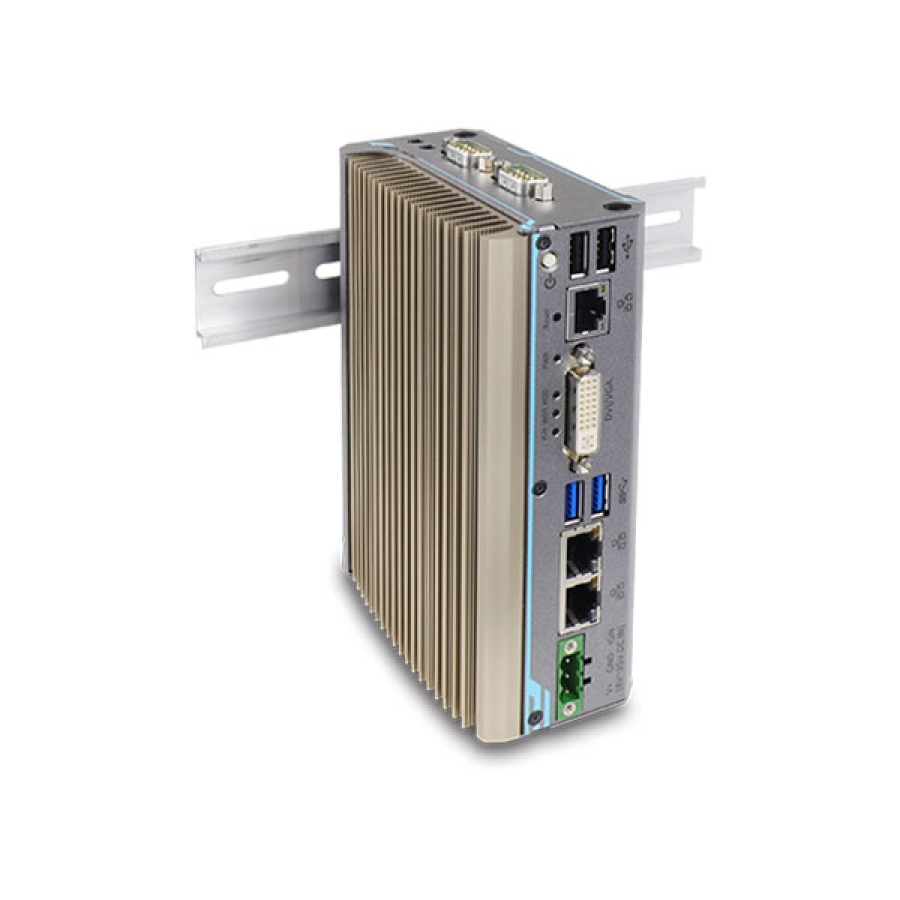 Ultra Compact Quad Core Fanless Embedded Computer with Front Access I/O