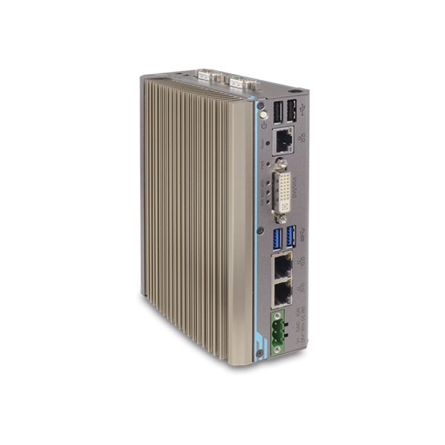 Ultra Compact Quad Core Fanless Embedded Computer with Front Access I/O