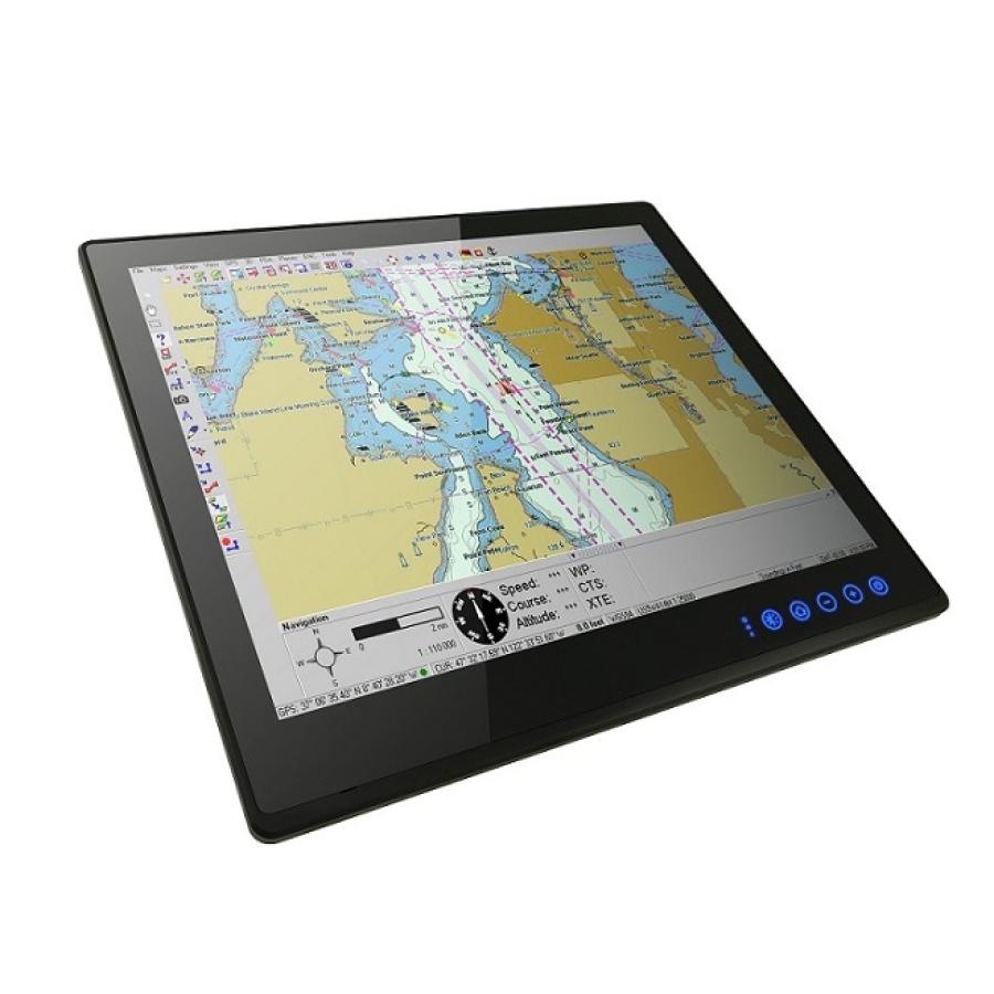 moniteur marin 19" à cadre plat (1280x1024) (Approuvé DNV)