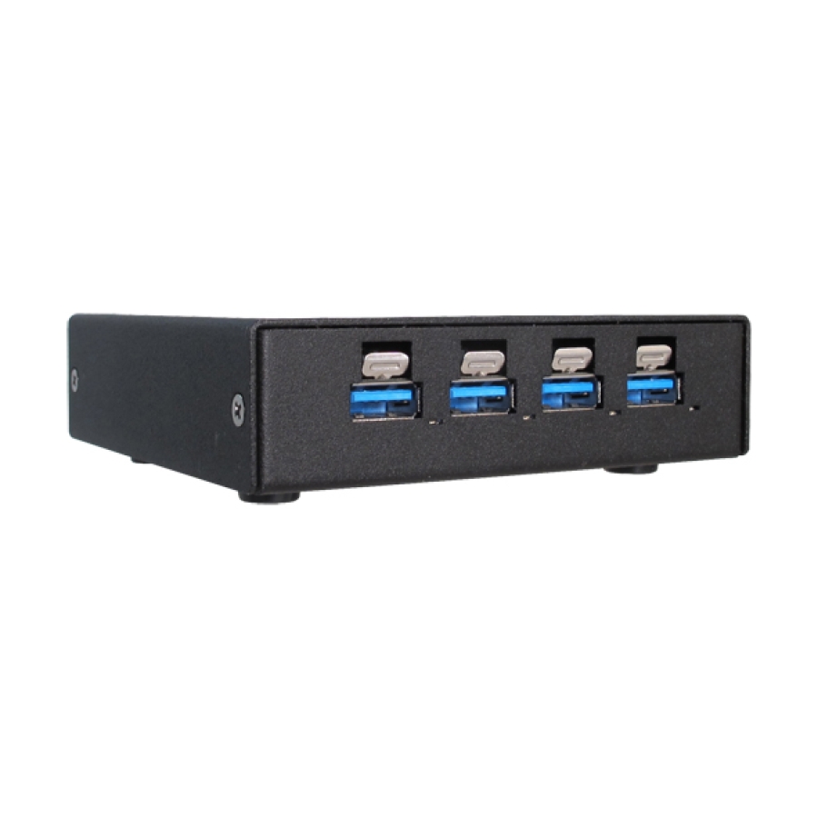 Hub USB 3.1 SuperSpeed à quatre ports à résistance industrielle