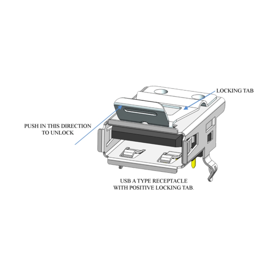 Hub USB 3.1 SuperSpeed à quatre ports à résistance industrielle